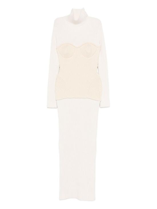 25FW 장 폴 고티에 롱 원피스 DR005 K001 0103 White
