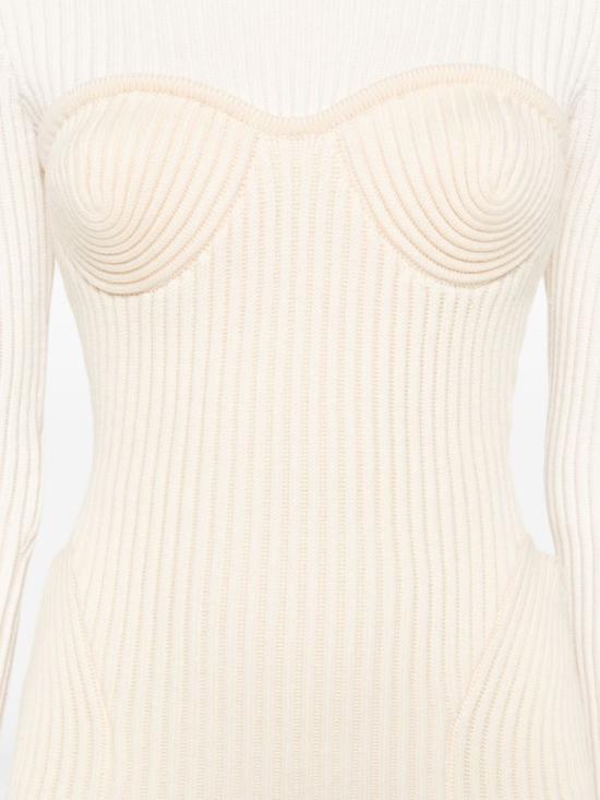 25FW 장 폴 고티에 롱 원피스 DR005 K001 0103 White - JEAN PAUL GAULTIER