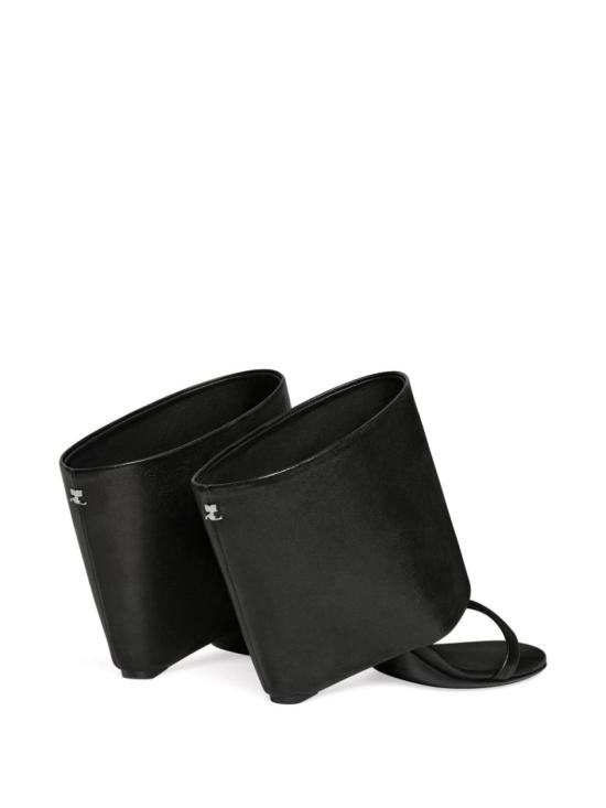 25SS 쿠레쥬 샌들 225SSD037AG0030 9999 Black - COURREGES