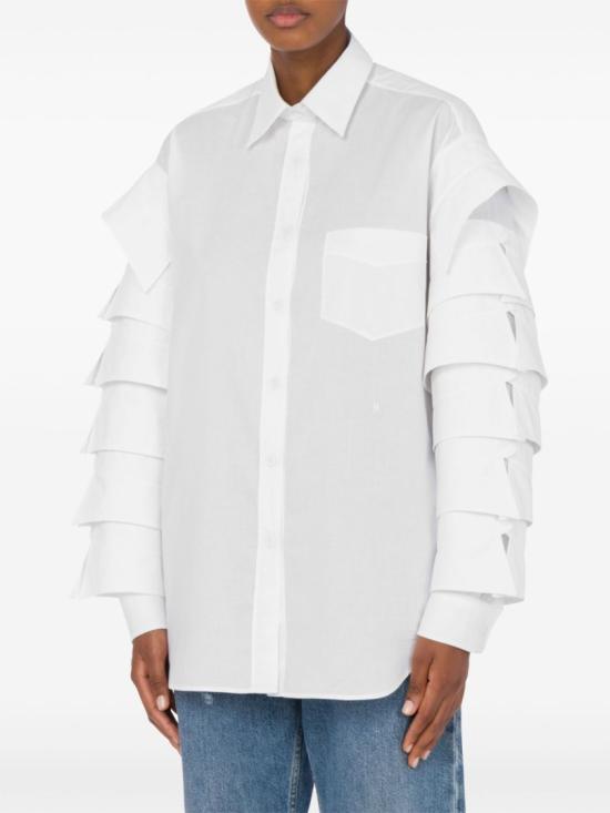 25SS 모스키노 블라우스 A0210 0534 2001 White - MOSCHINO