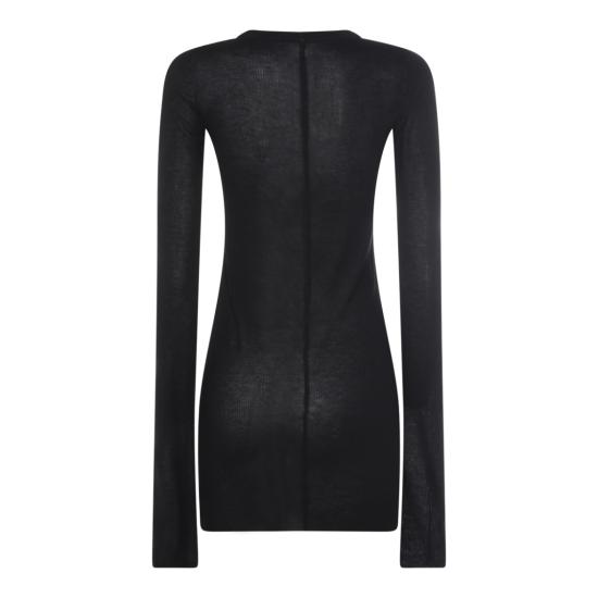 26SS 릭 오웬스 스웨터 RU01F2250RC09 Black - RICK OWENS