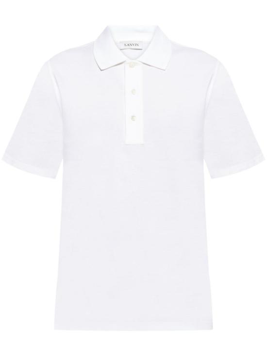  랑방 폴로 티셔츠 RM PL0111 J011 P25 01 White