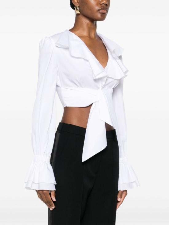 25SS 발망 블라우스 EF1HU296CB02 0FA White - BALMAIN