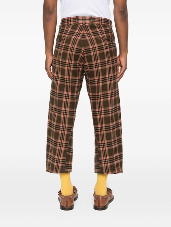 25FW 모스키노 스트레이트 팬츠 A0304 5247 1438 Brown - MOSCHINO