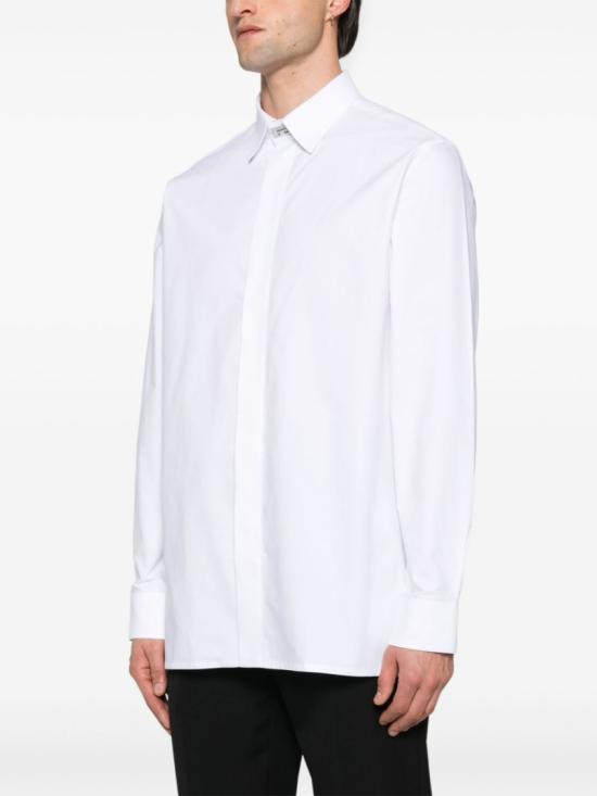 25SS 지방시 긴팔 셔츠 BM612U15H7 100 White - GIVENCHY