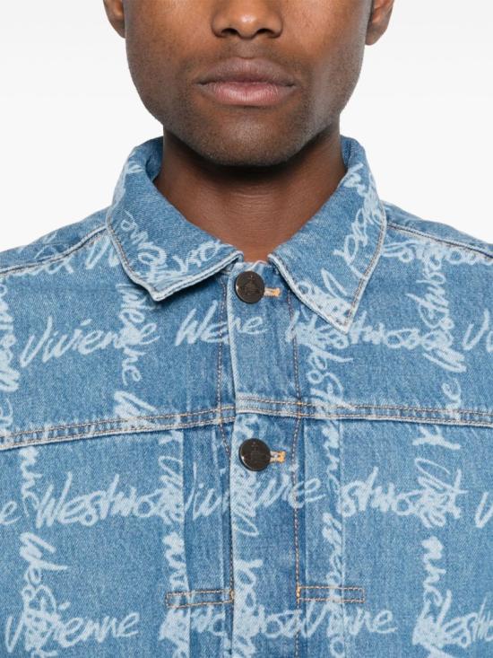 25SS 비비안웨스트우드 데님 자켓 2801000E W014I K306 Blue - VIVIENNE WESTWOOD