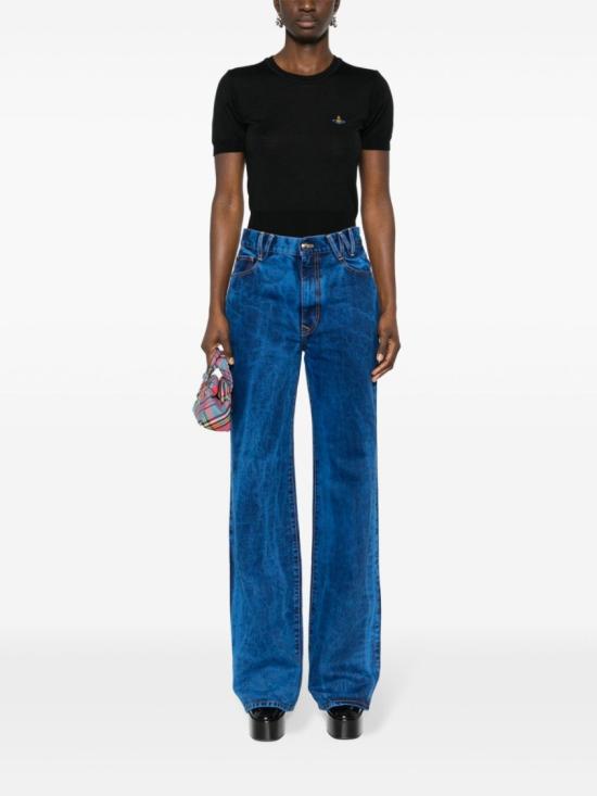 26SS 비비안웨스트우드 Bea 베아 니트 탑 1803002Q Y001A N402 Black - VIVIENNE WESTWOOD