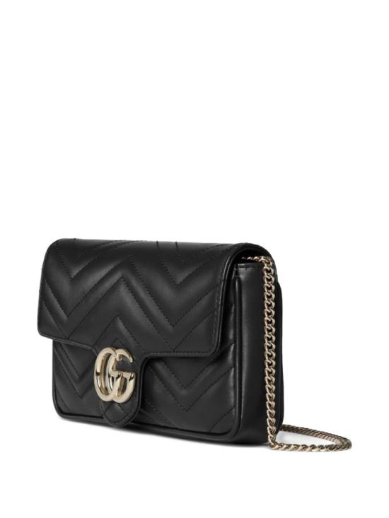 26SS 구찌 GG 마몽 스몰 숄더백 751526AAFPP1061 Black - GUCCI