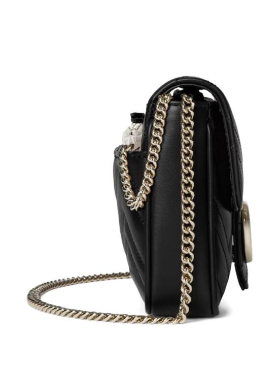 26SS 구찌 GG 마몽 스몰 숄더백 751526AAFPP1061 Black - GUCCI