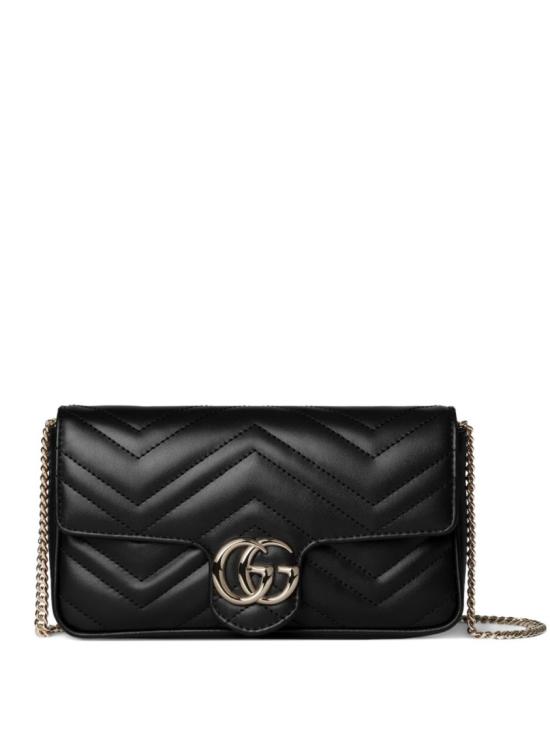 26SS 구찌 GG 마몽 스몰 숄더백 751526AAFPP1061 Black