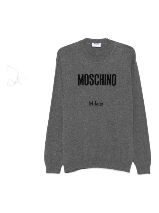25FW 모스키노 긴팔 티셔츠 A0931 5202 0506 Grey