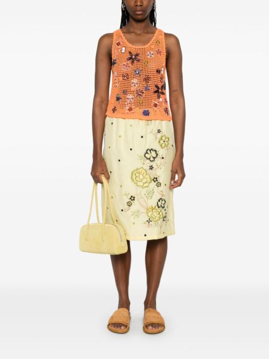 25SS 겐조 민소매 티셔츠 FF52PU7073BF 17 Orange - KENZO