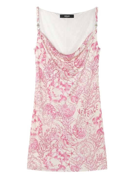 25FW 베르사체 숏 원피스 1021021 1A15223 5K660 Pink