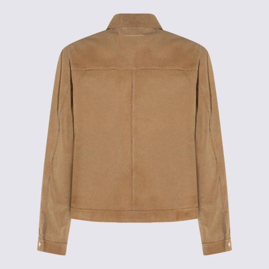 26SS MM6 메종마르지엘라 자켓 SH0AM0078M30050123 Brown - MM6 MAISON MARGIELA