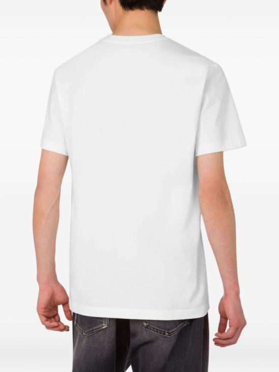 25FW 모스키노 반팔 티셔츠 A0709 5241 1001 White - MOSCHINO