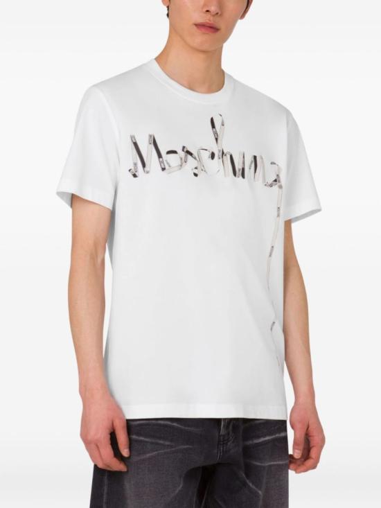 25FW 모스키노 반팔 티셔츠 A0709 5241 1001 White - MOSCHINO