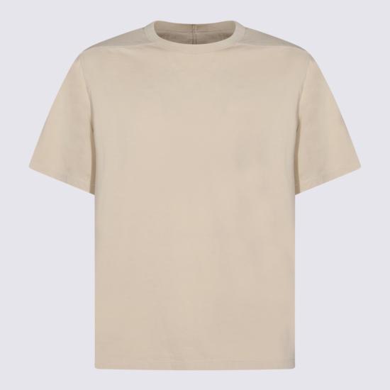 26SS 릭 오웬스 반팔 티셔츠 RU01F2232JA138 Neutrals - RICK OWENS