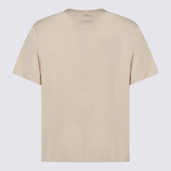 26SS 릭 오웬스 반팔 티셔츠 RU01F2232JA138 Neutrals - RICK OWENS