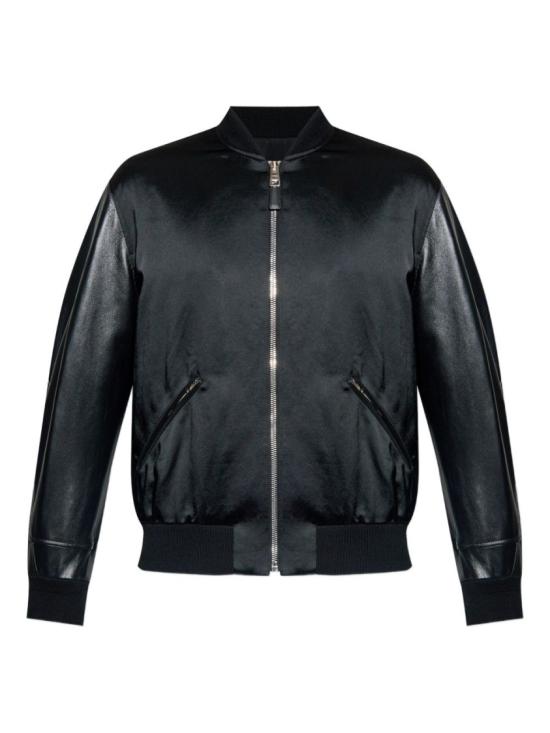 25FW 지방시 가죽 자켓 BM01DZ6Y3Z 075 Black