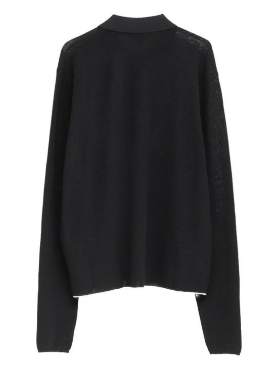 25FW 자크뮈스 폴로 티셔츠 POM00603 AK00274 990 Black - JACQUEMUS