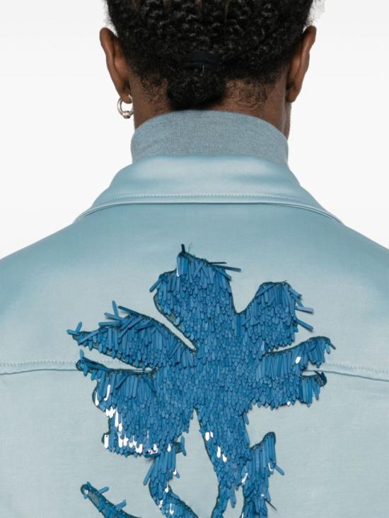  랑방 데님 자켓 RM OU9009 5924 E24 165 Blue - LANVIN