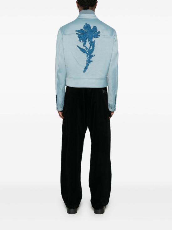  랑방 데님 자켓 RM OU9009 5924 E24 165 Blue - LANVIN