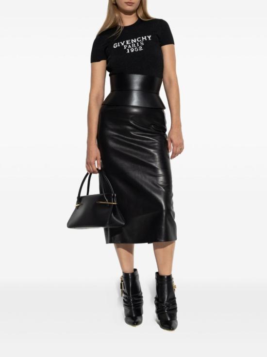 25FW 지방시 반팔 티셔츠 BW61H14ZSK 001 Black - GIVENCHY