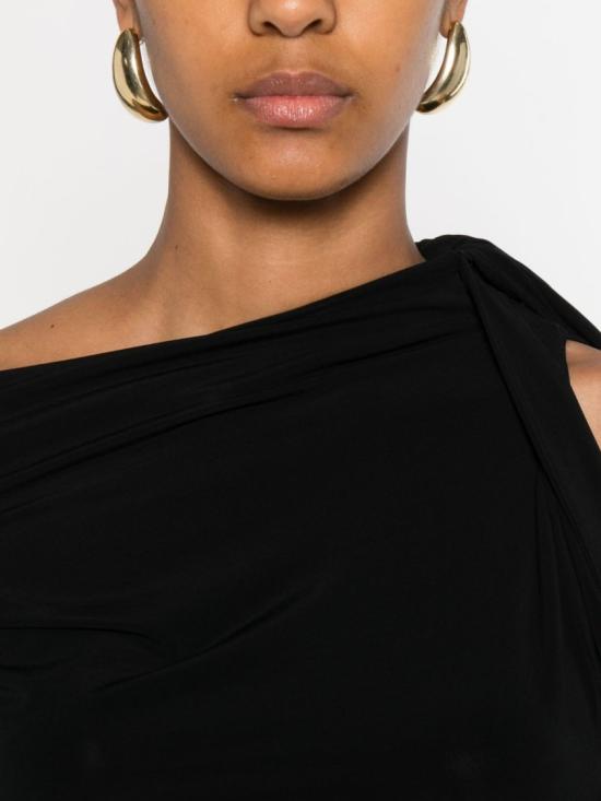 25FW 자크뮈스 미디 원피스 DRW00143 AJ00136 990 Black - JACQUEMUS