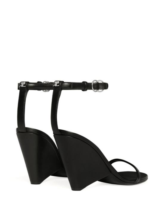 25SS 쿠레쥬 샌들 225SSD038AG0030 9999 Black - COURREGES