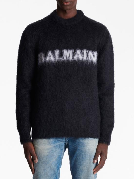  발망 스웨터 BH0KD000KF38 EAB Black - BALMAIN