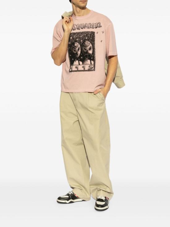 25SS 디스퀘어드2 반팔 티셔츠 S71GD1555 D20035 235 Neutrals - DSQUARED2