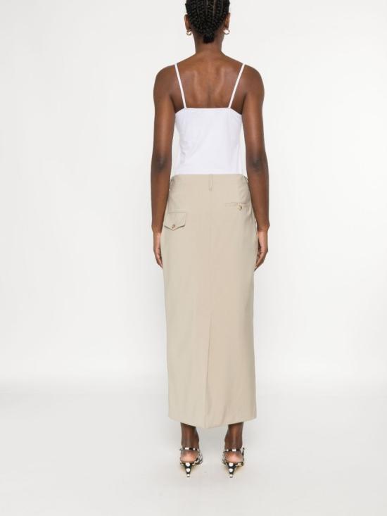 25SS 모스키노 미디 스커트 V0127 0517 0020 Grey - MOSCHINO