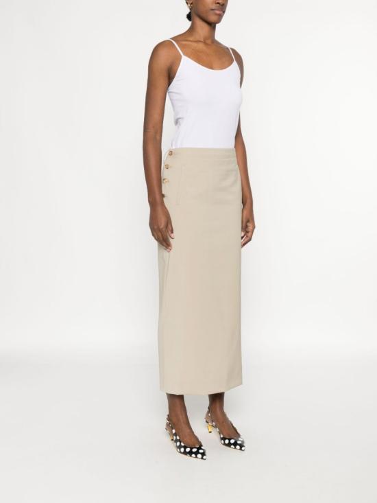 25SS 모스키노 미디 스커트 V0127 0517 0020 Grey - MOSCHINO