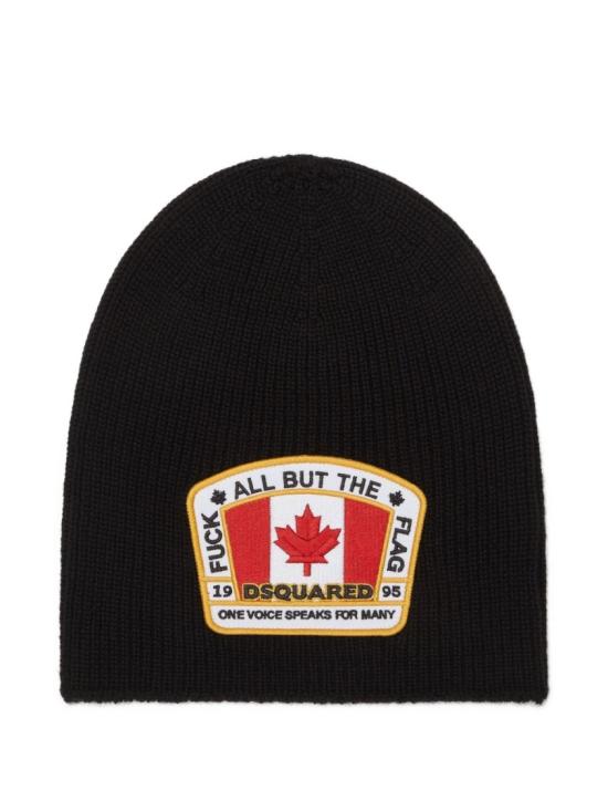 25FW 디스퀘어드2 비니 KNM0195 01W00306 2124 Black
