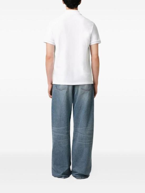 26SS 아미 스몰 하트 로고 폴로 셔츠 BFUPL001 760 100 White - AMI