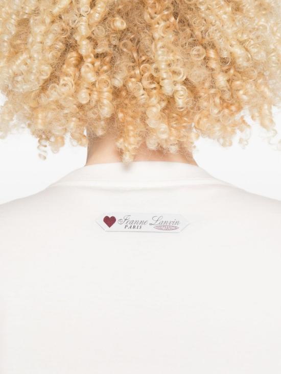 25FW 랑방 반팔 티셔츠 RU TS0212 J306 H25 1 S11 White - LANVIN