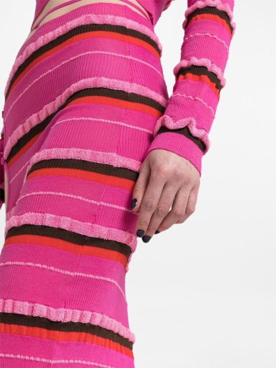  자크뮈스 롱 스커트 231KN129 2282 450 Pink - JACQUEMUS