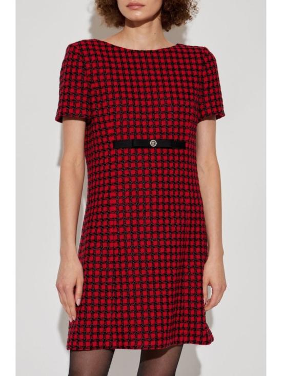  베르사체 미디 원피스 1017525 1A12270 2RB80 Red - VERSACE