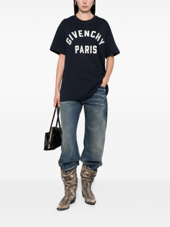 25FW 지방시 반팔 티셔츠 BW70FM3YRS 411 Black - GIVENCHY