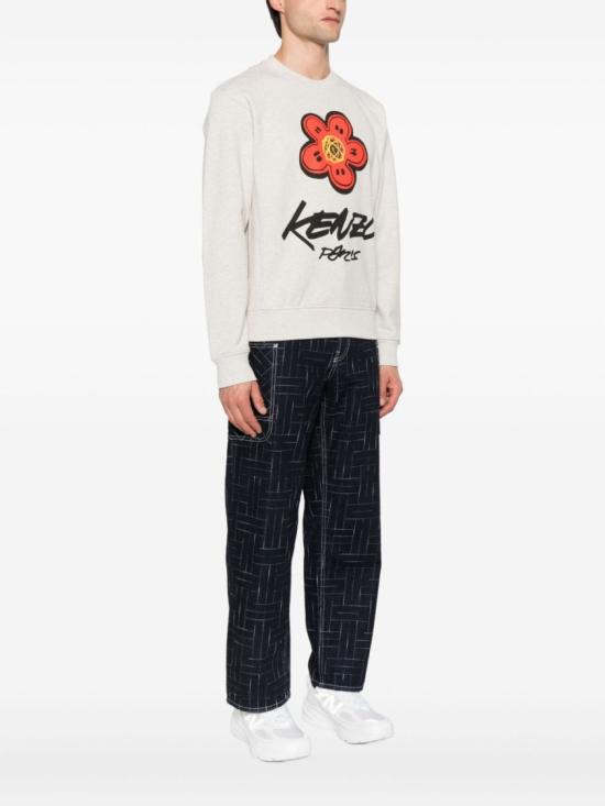 25FW 겐조 긴팔 티셔츠 FF65SW2524MC 93 Neutrals - KENZO