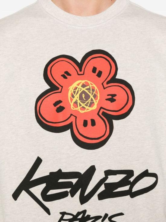 25FW 겐조 긴팔 티셔츠 FF65SW2524MC 93 Neutrals - KENZO