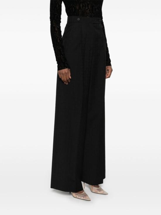 25SS 지방시 스트레이트 팬츠 BW515715UG 001 Black - GIVENCHY