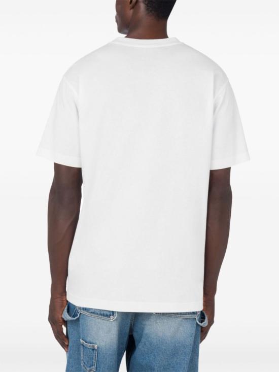  모스키노 반팔 티셔츠 A0706 0241 1001 White - MOSCHINO
