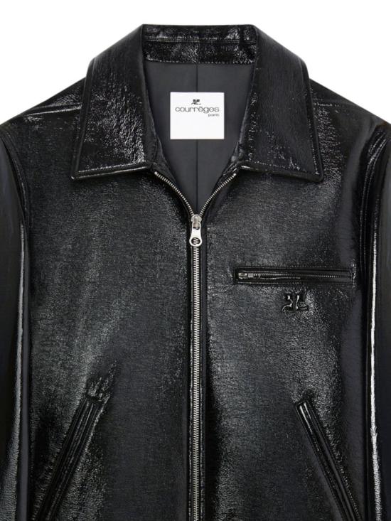  쿠레쥬 가죽 자켓 125CBL266VY0014 9999 Black - COURREGES