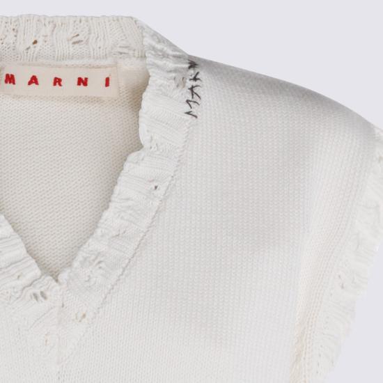 26SS 마르니 스웨터 CVMD0088A0UFC65200W01 White - MARNI