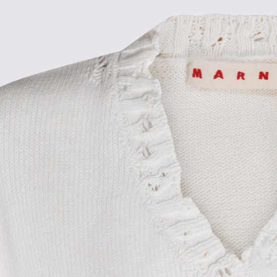 26SS 마르니 스웨터 CVMD0088A0UFC65200W01 White - MARNI
