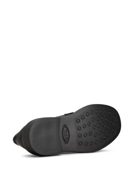25FW 토즈 레더 로퍼 XXW20L0JO70SHA B999 Black - TODS