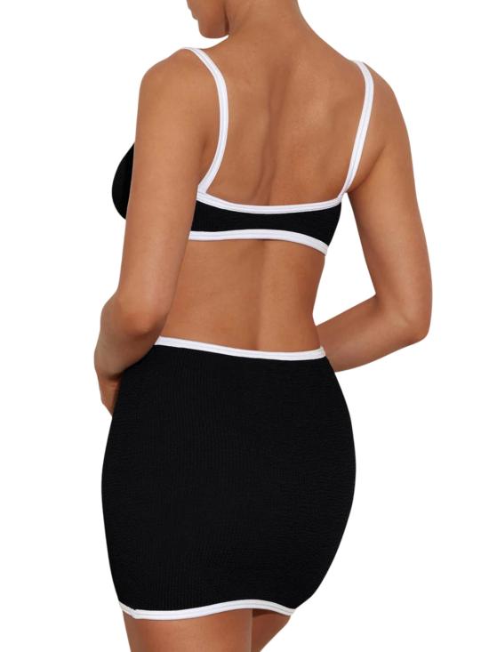 26SS 훈자 지 숏 스커트 SSWIMSKIRTCR BLACK - HUNZA G