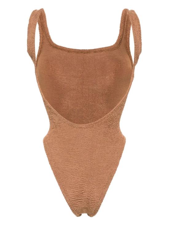 26SS 훈자 지 원피스 수영복 SSQUARECR METALLIC COCOA - HUNZA G