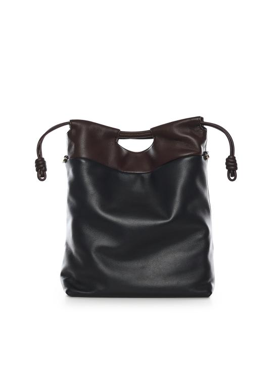 25FW 로에베 숄더백 A411FIOX04 20 BLACK DARK BROWNIE - LOEWE